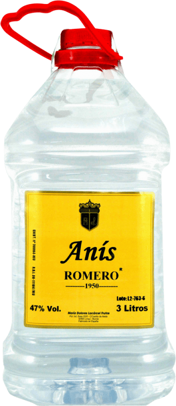 25,95 € Envío gratis | Anís Lacárcel Frutos Romero 47º España Garrafa 3 L