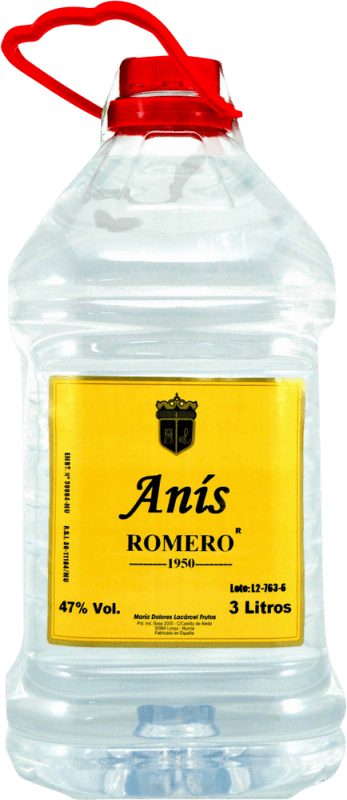 25,95 € Envio grátis | Anis Lacárcel Frutos Romero 47º Espanha Garrafão 3 L