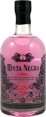 12,95 € Free Shipping | Gin Santamanía Gin Tinta Negra y Roja Craft Gin Spain Bottle 70 cl