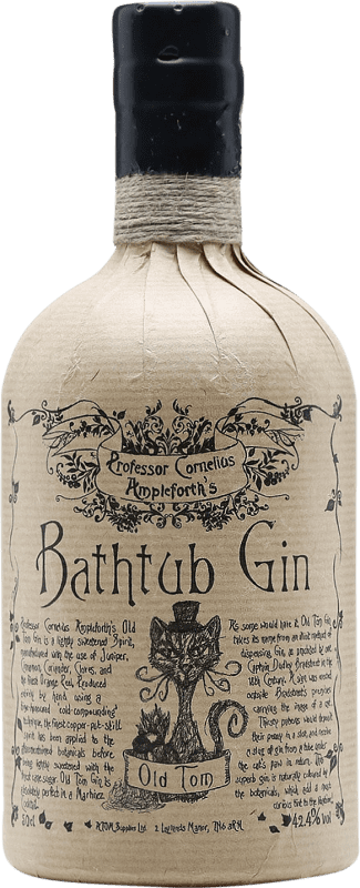 29,95 € Spedizione Gratuita | Genever Gin Cornelius Ampleforth Bathtub Old Tom Regno Unito Bottiglia Medium 50 cl