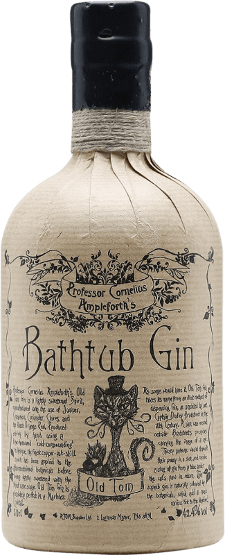 29,95 € Kostenloser Versand | Gin Cornelius Ampleforth Bathtub Old Tom Großbritannien Medium Flasche 50 cl