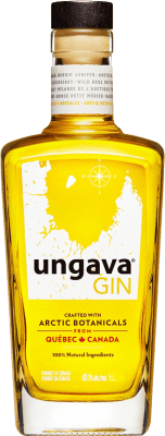 34,95 € Spedizione Gratuita | Gin Ungava Canadian Premium Gin Canada Bottiglia 1 L