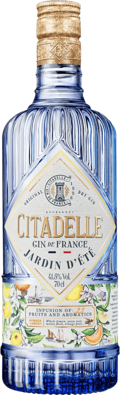 26,95 € Бесплатная доставка | Джин Citadelle Jardin D'Été Франция 70 cl Lemon — Лимон, Fruit Mix — Фруктовая Смесь
