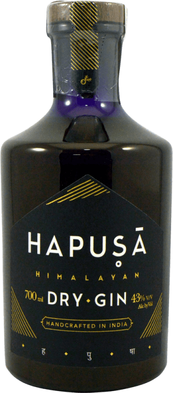 56,95 € Бесплатная доставка | Джин Blue Ocean Hapusa Himalayan Dry Gin Индия бутылка 70 cl