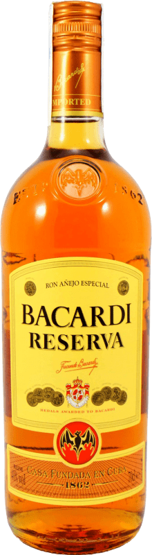 31,95 € Envío gratis | Ron Bacardí Reserva Bahamas Botella 70 cl