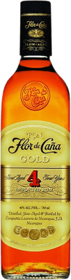 17,95 € Envio grátis | Rum Flor de Caña Gold Nicarágua 4 Anos Garrafa 70 cl