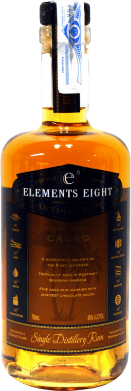 21,95 € Free Shipping | Rum Elements Eight Cacao Saint Lucia Bottle 70 cl