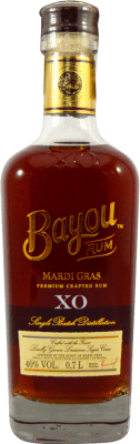 76,95 € 送料無料 | ラム Louisiana Bayou Rum X.O. Mardi Gras アメリカ ボトル 70 cl