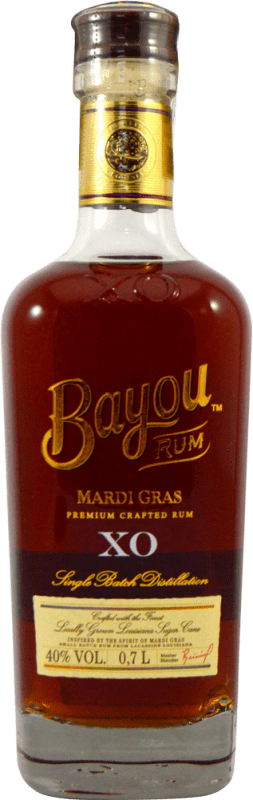 59,95 € 免费送货 | 朗姆酒 Louisiana Bayou Mardi Gras XO Extra Old — 特陈 美国 70 cl