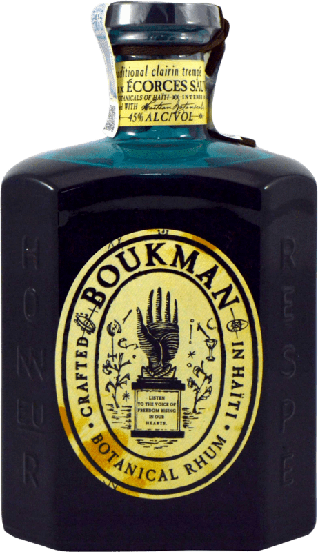 54,95 € Free Shipping | Rum Boukman Haiti Botanical Haiti Bottle 70 cl
