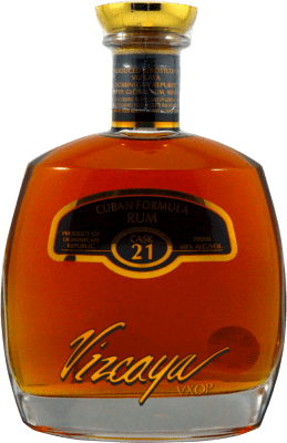 58,95 € 送料無料 | ラム Vizcaya Cask — 樽 VSOP Very Superior Old Pale — 非常に上質な古い淡色 ドミニカ共和国 21 年 70 cl