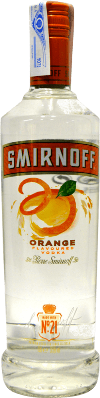 10,95 € Spedizione Gratuita | Vodka Smirnoff Orange Twist Russia Bottiglia 70 cl