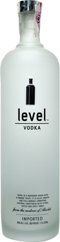 28,95 € Free Shipping | Vodka Absolut Level Sweden Special Bottle 1,75 L