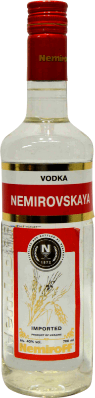 8,95 € Spedizione Gratuita | Vodka Nemiroff Nemirovskaya Ucraina Bottiglia 70 cl
