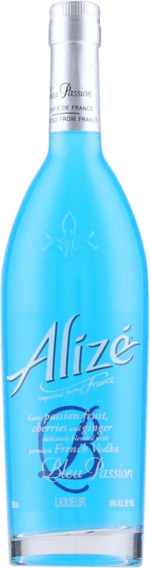 16,95 € Envio grátis | Licores Alizé Bleu Passion França Garrafa 70 cl