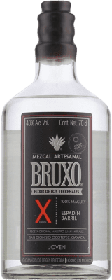 47,95 € Free Shipping | Mezcal Agave Capital Bruxo X Espadín Barril Mexico Bottle 70 cl