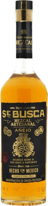 79,95 € Envio grátis | Mezcal Se Busca Artesanal Añejo Angustifolia México Garrafa 70 cl