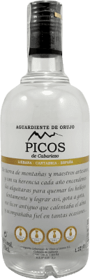 18,95 € Envío gratis | Orujo Aguardiente Lebaniega Picos de Cabariezo España Botella 70 cl