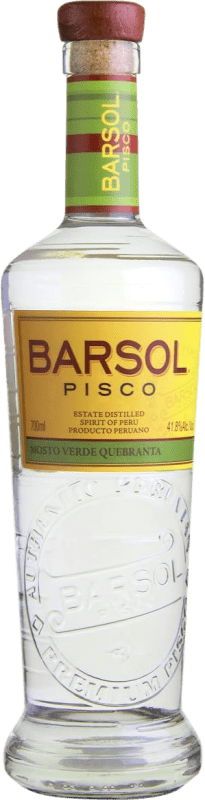 67,95 € Spedizione Gratuita | Pisco San Isidro Barsol Mosto Verde Quebranta Perù Bottiglia 70 cl