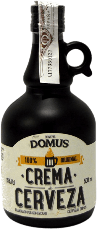 8,95 € Бесплатная доставка | Ликер крем Domus Crema de Cerveza Испания бутылка Medium 50 cl