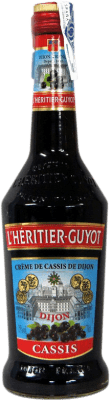 10,95 € Envío gratis | Crema de Licor L'Heririer-Guyot Cassis Francia Botella 70 cl