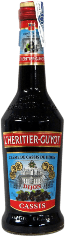 7,95 € Spedizione Gratuita | Crema di Liquore L'Heririer-Guyot Cassis Francia Bottiglia 70 cl