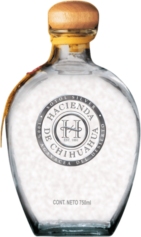 28,95 € Free Shipping | Tequila Hacienda de Chihuahua Sotol Silver Edition Mexico 70 cl