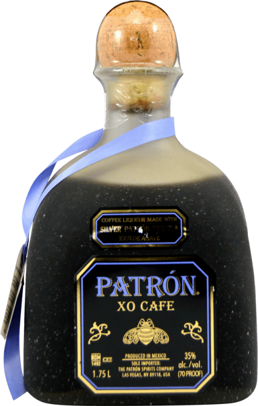 87,95 € 送料無料 | テキーラ Patrón Café X.O. アメリカ 特別なボトル 1,75 L