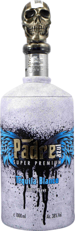 109,95 € Бесплатная доставка | Текила Padre Azul Blanco Мексика бутылка 1 L