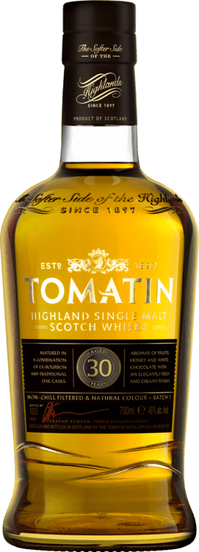 987,95 € Spedizione Gratuita | Whisky Single Malt Tomatin Regno Unito 30 Anni 70 cl