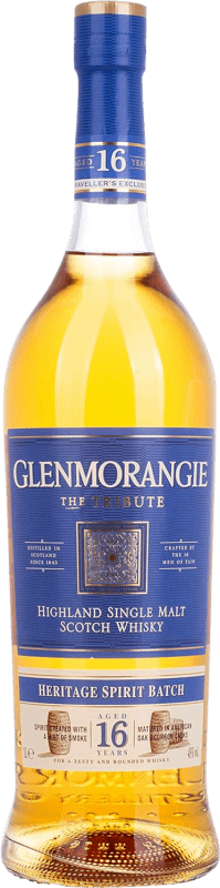111,95 € Envío gratis | Whisky Single Malt Glenmorangie The Tribute Reino Unido 16 Años Botella 1 L