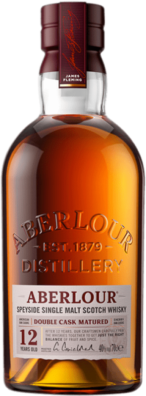 54,95 € Envio grátis | Whisky Single Malt Aberlour Double Cask Reino Unido 12 Anos Garrafa 70 cl