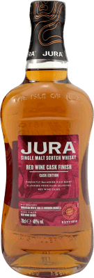 41,95 € Spedizione Gratuita | Whisky Single Malt Isle of Jura Red Wine Cask Finish Regno Unito Bottiglia 70 cl