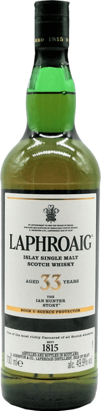 2 047,95 € Envío gratis | Whisky Single Malt Laphroaig The Ian Hunter Story 3 Reino Unido 33 Años Botella 70 cl