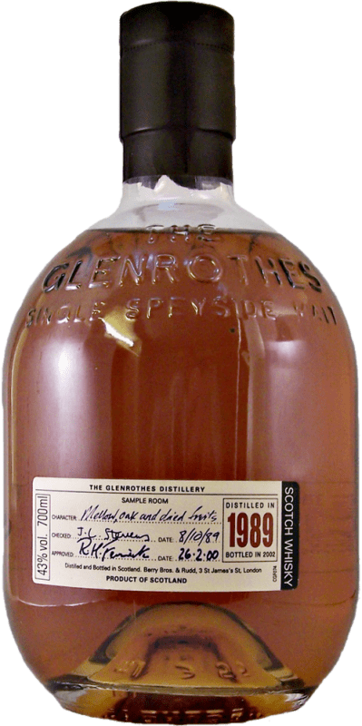 385,95 € Free Shipping | Whisky Single Malt Glenrothes Vintage United Kingdom Bottle 70 cl