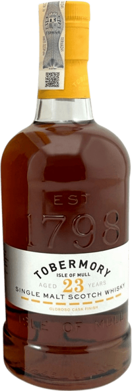 461,95 € Envio grátis | Whisky Single Malt Tobermory Oloroso Cask Finish Reino Unido 23 Anos Garrafa 70 cl