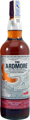 77,95 € 免费送货 | 威士忌单一麦芽威士忌 Ardmore Port Wood Finish 英国 12 岁 瓶子 70 cl