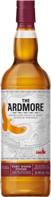 64,95 € 免费送货 | 威士忌单一麦芽威士忌 Ardmore Port Wood Finish 英国 12 岁 瓶子 70 cl