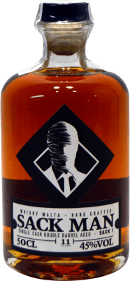 44,95 € Envío gratis | Whisky Single Malt Sack Man Single Cask España 11 Años Botella Medium 50 cl
