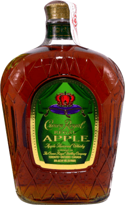 49,95 € Kostenloser Versand | Whiskey Blended Crown Royal Canadian Regal Apple Kanada Flasche 1 L