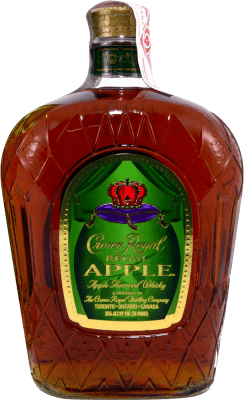 51,95 € Envio grátis | Whisky Blended Crown Royal Canadian Regal Apple Canadá Garrafa 1 L