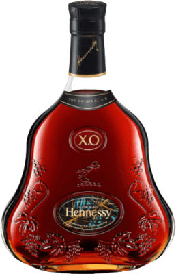 273,95 € 免费送货 | 科涅克白兰地 Hennessy X.O. Limited Edition Julien Colombier A.O.C. Cognac 法国 瓶子 70 cl