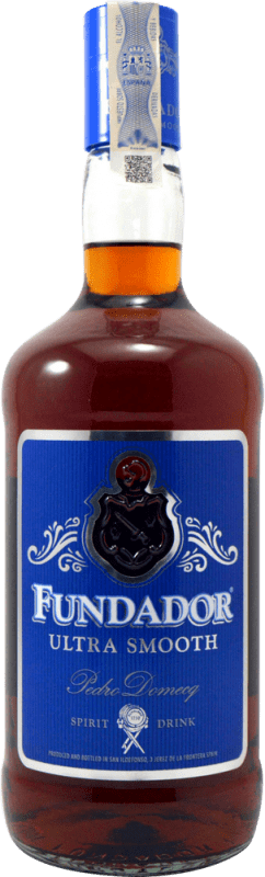 14,95 € Spedizione Gratuita | Brandy Pedro Domecq Fundador Ultra Smooth D.O. Jerez-Xérès-Sherry Andalusia Spagna Bottiglia 1 L