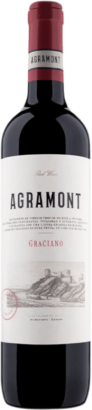 9,95 € Envío gratis | Vino tinto Agronavarra Agramont D.O. Navarra Navarra España Graciano Botella 75 cl