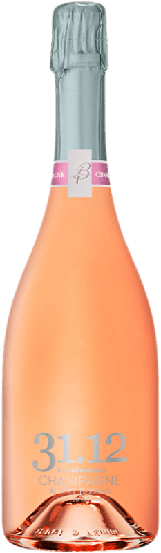 57,95 € Envío gratis | Espumoso rosado Albert Beerens 31.12 Cuvée Eternal Rosé A.O.C. Champagne Champagne Francia Pinot Negro, Chardonnay, Pinot Meunier Botella 75 cl
