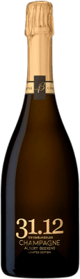 46,95 € 免费送货 | 白起泡酒 Albert Beerens 31.12 Cuvée Signature A.O.C. Champagne 香槟酒 法国 Pinot Black, Chardonnay, Pinot Meunier 瓶子 75 cl