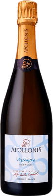49,95 € 免费送货 | 白起泡酒 Michel Loriot Apollonis Palmyre Brut Nature A.O.C. Champagne 香槟酒 法国 Chardonnay, Pinot Meunier 瓶子 75 cl
