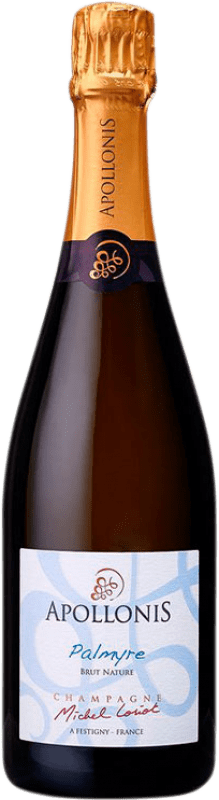 51,95 € Envio grátis | Espumante branco Michel Loriot Apollonis Palmyre Brut Nature A.O.C. Champagne Champagne França Chardonnay, Pinot Meunier Garrafa 75 cl