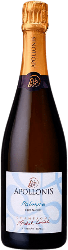 49,95 € 送料無料 | 白スパークリングワイン Michel Loriot Apollonis Palmyre ブルットの自然 A.O.C. Champagne シャンパン フランス Chardonnay, Pinot Meunier ボトル 75 cl