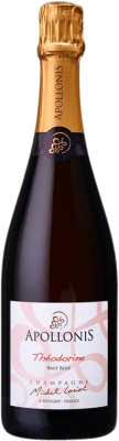 45,95 € 免费送货 | 玫瑰气泡酒 Michel Loriot Apollonis Theodorine Rosé 香槟 A.O.C. Champagne 香槟酒 法国 Pinot Black, Chardonnay, Pinot Meunier 瓶子 75 cl